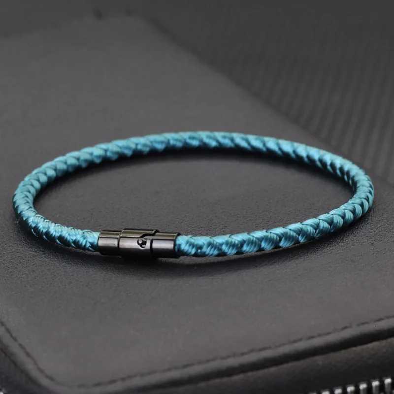 Simple Luck Red Rope Bracelet Men Women Handmade Colorful Magentic Buckle Grade A 4mm Keel Thread Braclet Couple Leisure Jewelry W251206