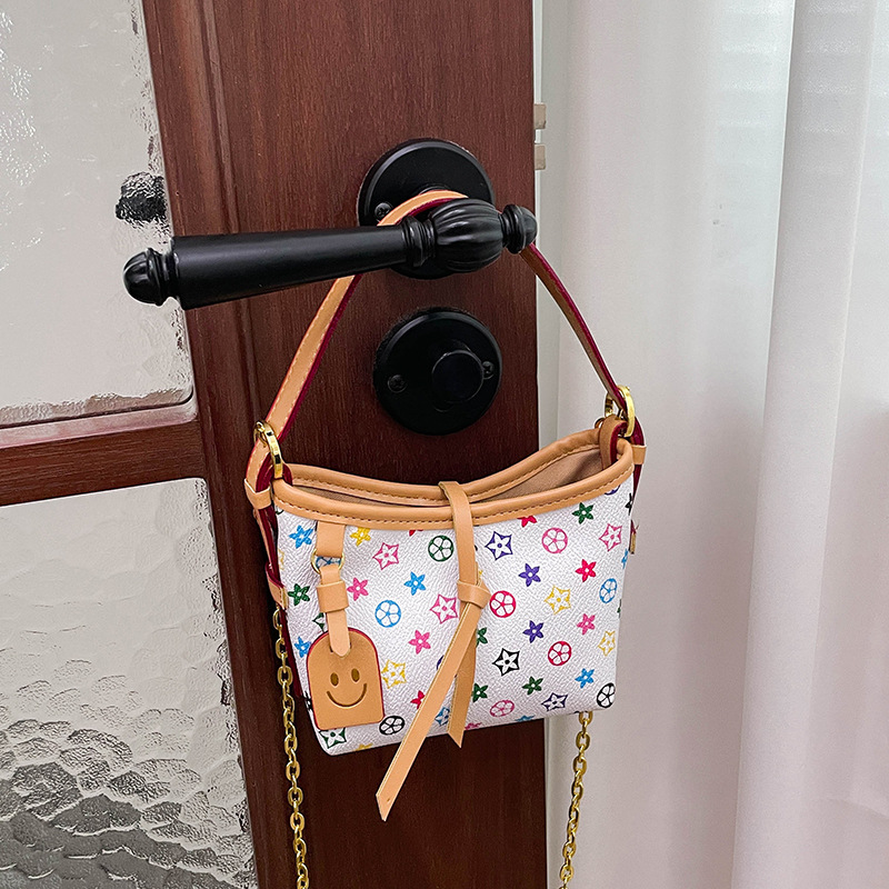 Fashionable and Versatile Women Mini Bag New Design with Premium Print Handheld Retro Chic Shoulder Bag Crossbody Bag