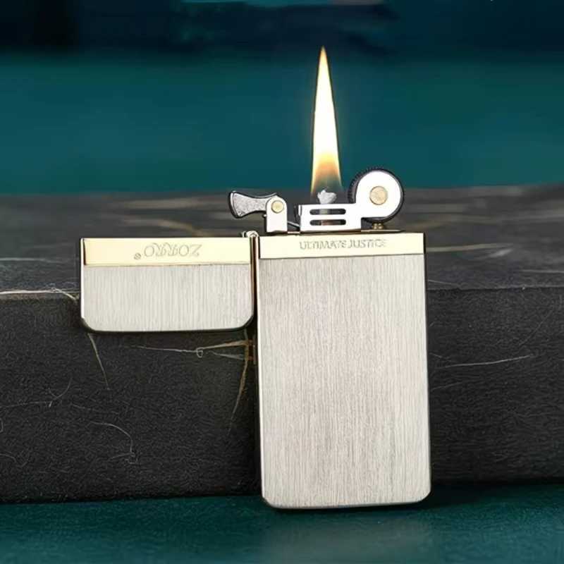 oil lighter thin ZC5 hine gold bed personali fashionable simple and cpact mens birthday gift H251206