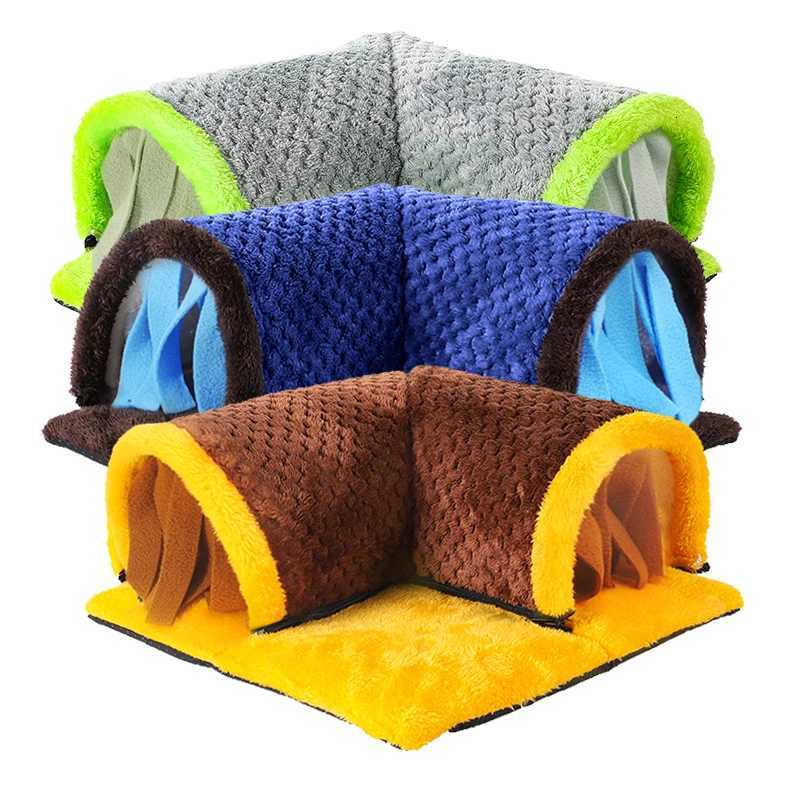 Warm Guinea Pig Hideout Tunnel Bed Soft Removable Guinea Pig Tunnels And Tubes for Cage Guinea Pig Hides Fleece For Rat Sturd M251206