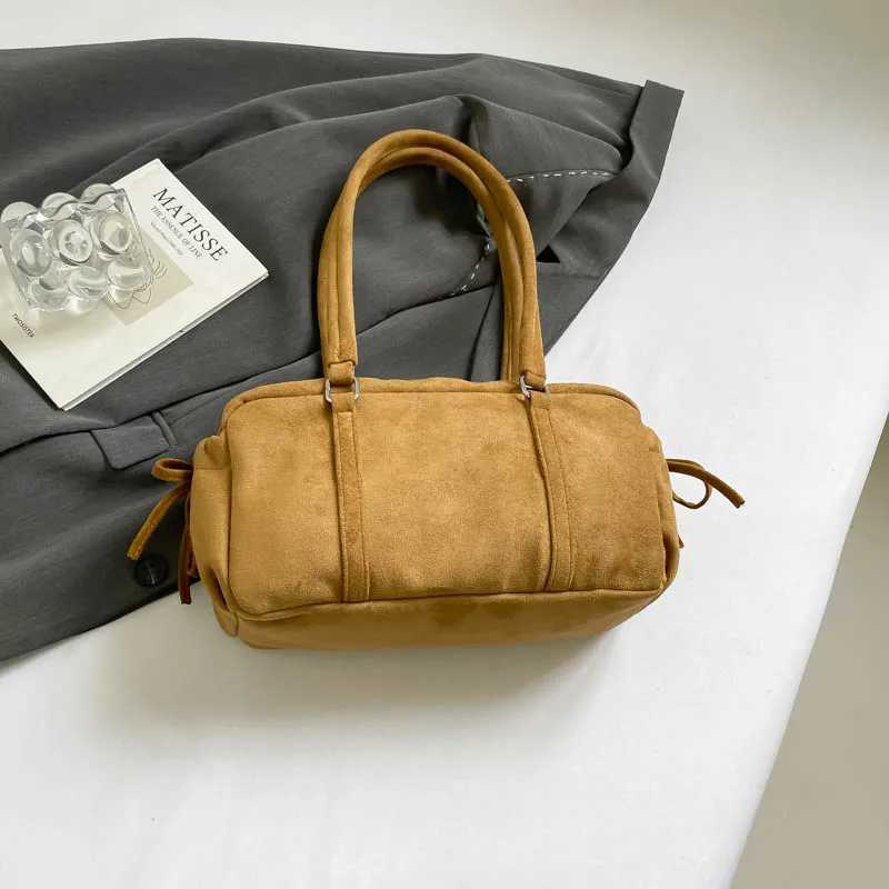 CY6125 Korean Niche Underarm Bag 2025 New Fashion Shoulder Bag Versatile Large Capacity Commuter Bowling BagXJ251206