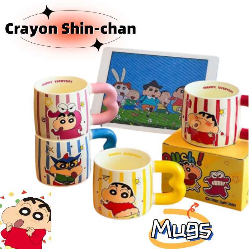 Crayon Shin-chan Nohara Shiro film and television periphery ceramic mug high value girl home office afternoon tea coffee cup M251206
