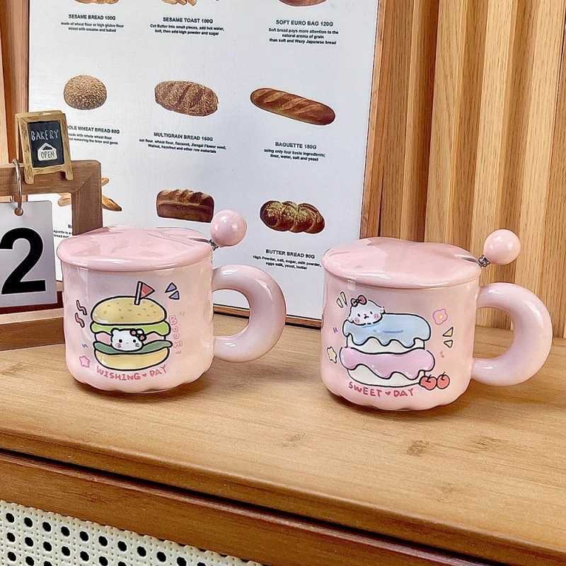 Cute Fufu Cartoon Anime Birthday Cake Mug Ceramic Coffee Milk Cup High Beauty Girl Heart Fashion Home Kitchen Dining Gift M251206 - view 6