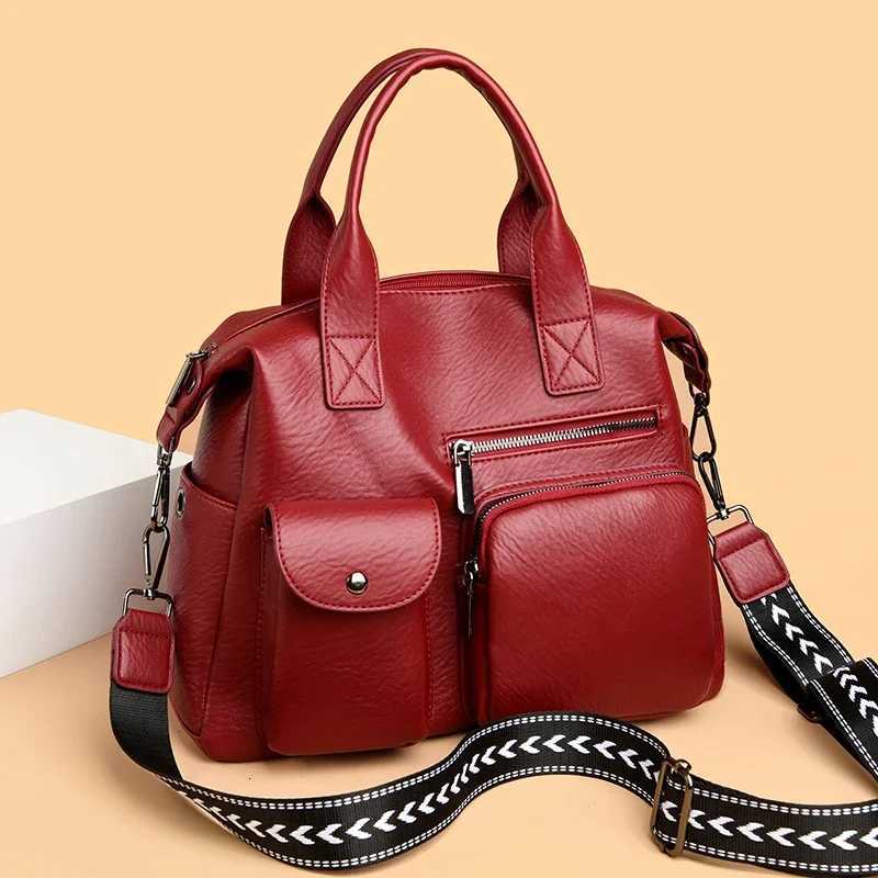 Luxury Shopping Handbags Female Shoulder Bags Designer PU Leather Crossbody Bags for Women Large Capacity Messenger Bag ToteT251205