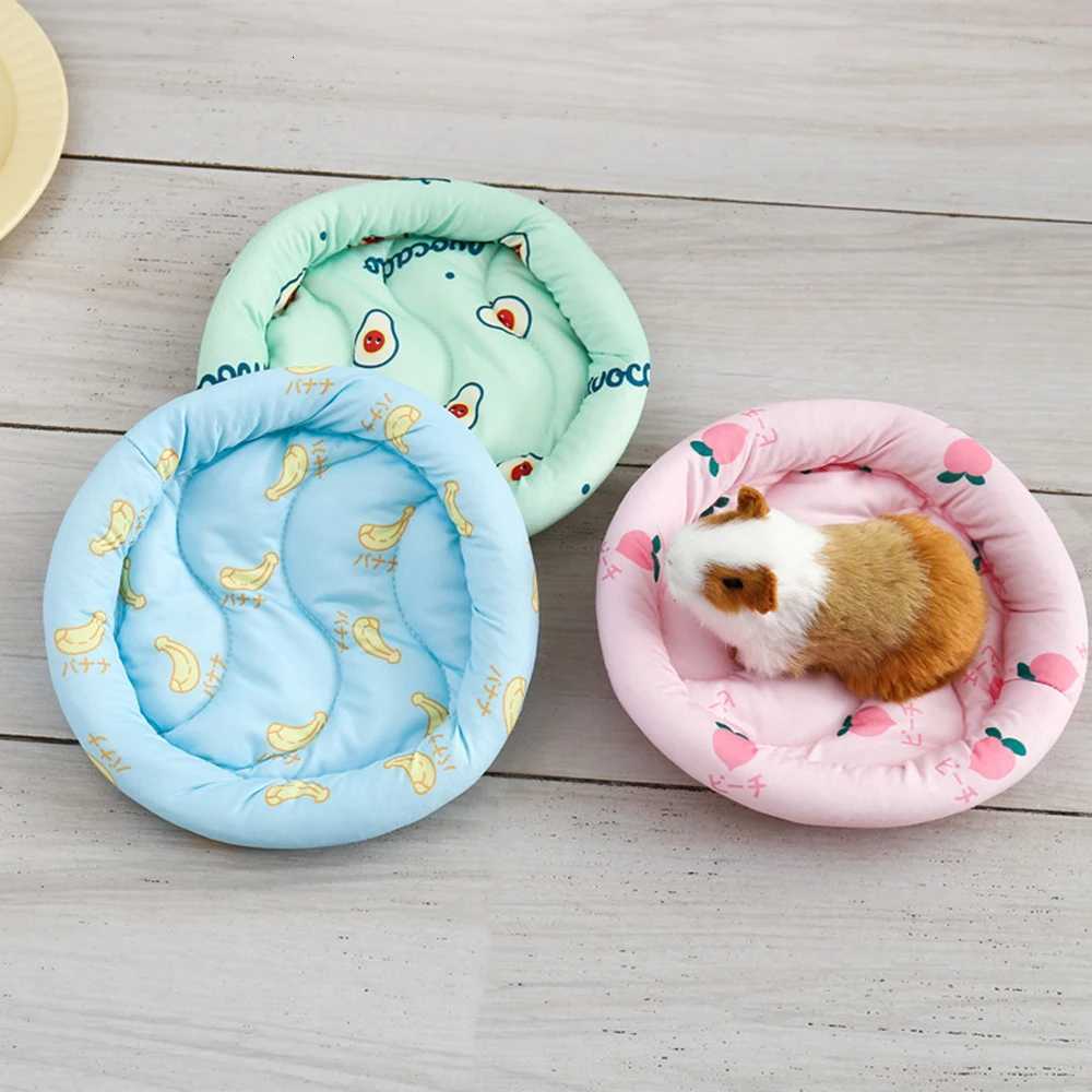 1PC Circular Summer Cooling Hamster Bed Comfortable Sleep Mat Pad Cushion for Hamster/Hedgehog/Squirrel and Other Small Animals M251206
