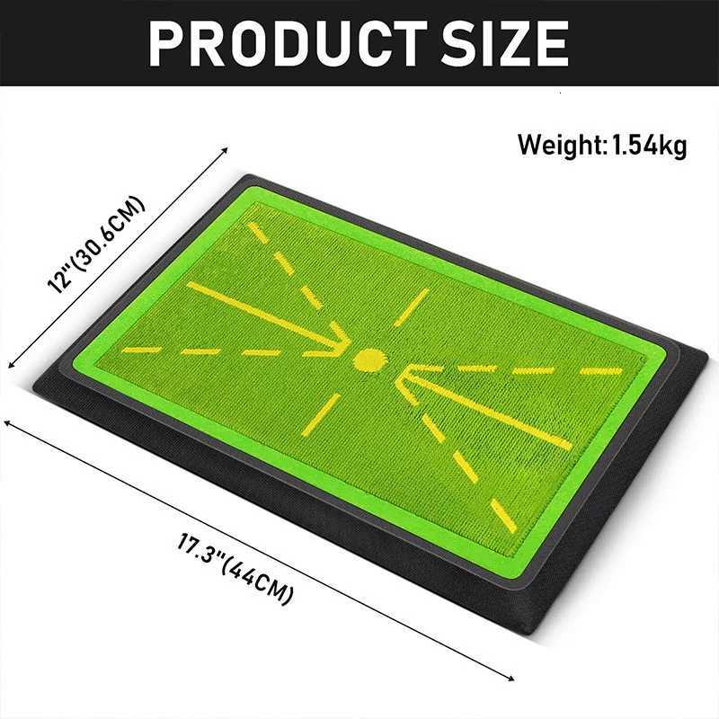 Golf Strike Mat Bead Display Track Beginner Training Trace Detection Pad Swing Exerciser Y251206