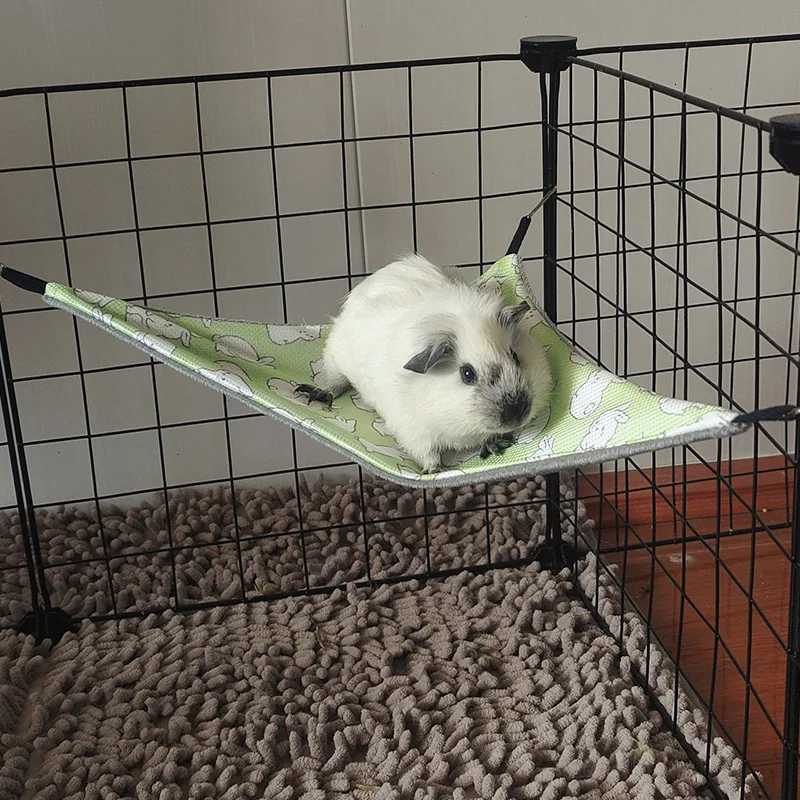 Summer Cooling Hamster Triangle Hammock Hanging Beds Rattan Mat for Small Animal Chinchillas Sugar Glider Squirrel Pets Supplies M251206