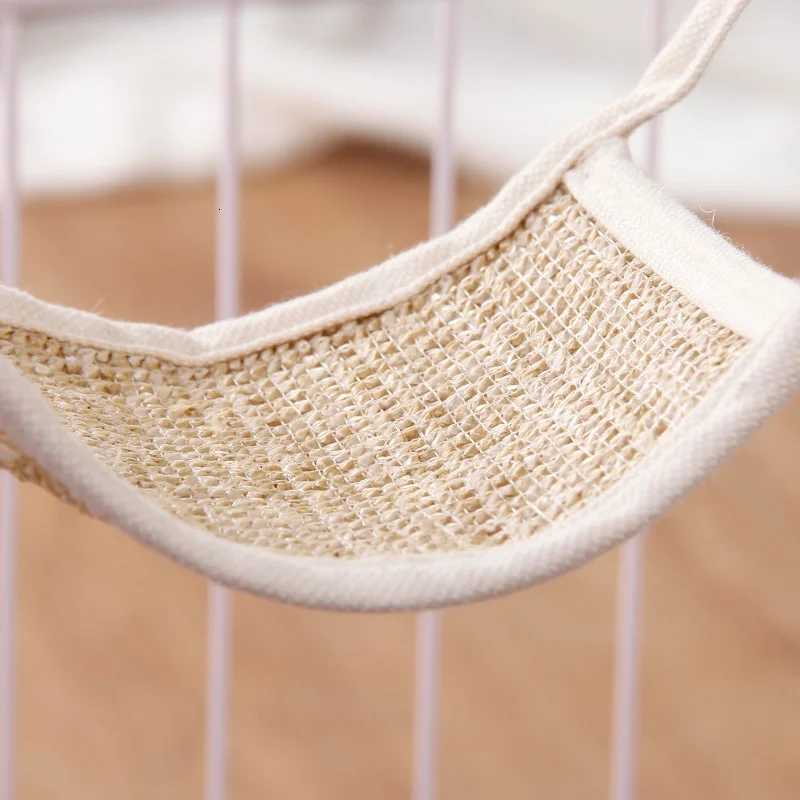 Hamster Hammock Squirrel Hedgehog Cage Accessories Guinea Pig Cool Mat Nature Material Nest Bed Small Animal Toys M251206
