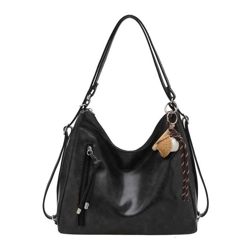 New Vintage Commuter Bag Women Large Capacity Tote Shoulder Bag Multifunctional Casual Fashion Backpack Crossbody PurseT251206