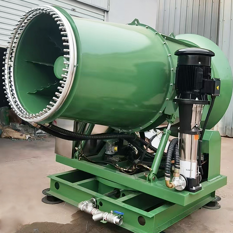 All-Terrain Fog Cannon Wheel Kit | Adjustable Design for Stable Spraying on Uneven Surfaces