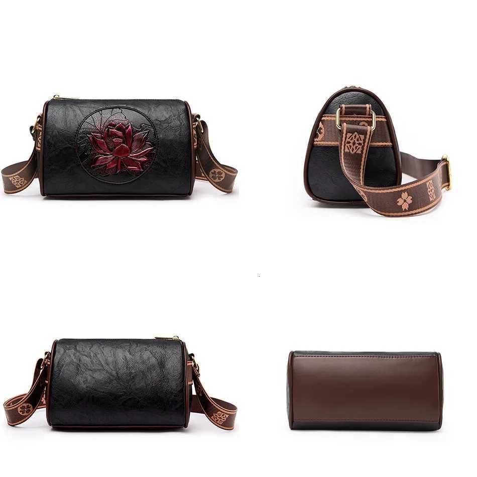 Casual Women Handbag Soft Leather Shoulder Crossbody Bags for Women 2024 New Fashion Print Ladies Messenger Tote Bag Sac A MainT251205