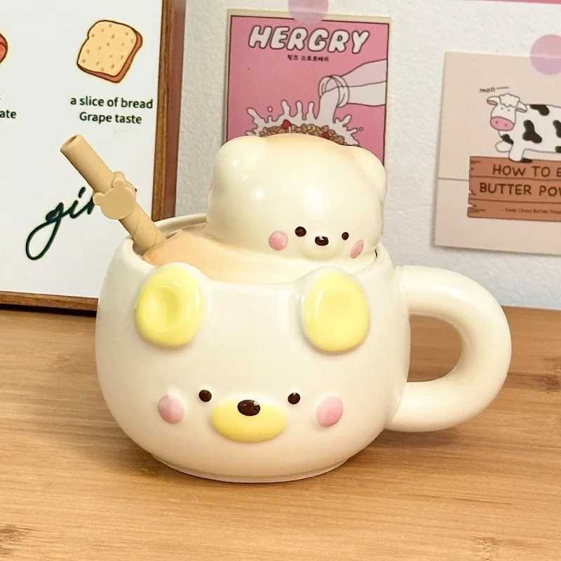 3D Cartoon MugsBirthday CupsCeramic Girlfriends TeachersWater CupsHousehold CouplesHalloween Christmas Gifts Drinkware M251206 - view 4