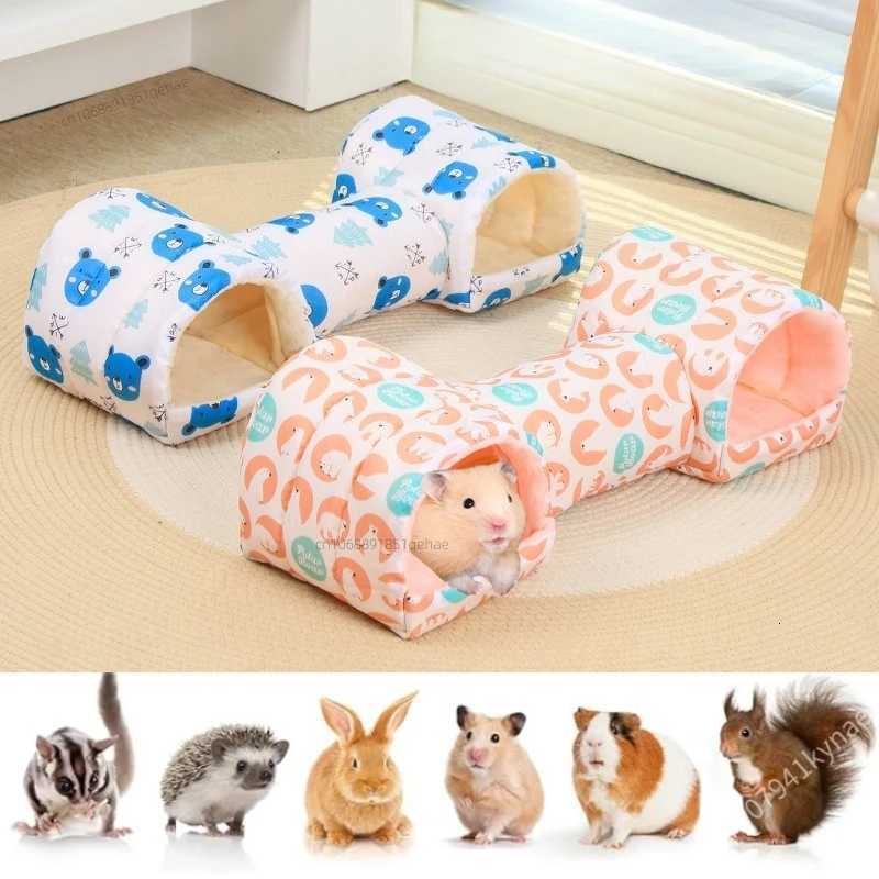 Hamster Rodents Hideaway Toy Gerbil Bed Hideouts Pet Tunnel Cave for Ferrets Hamster Toy Guinea Pigs Small Animals House Cage M251206