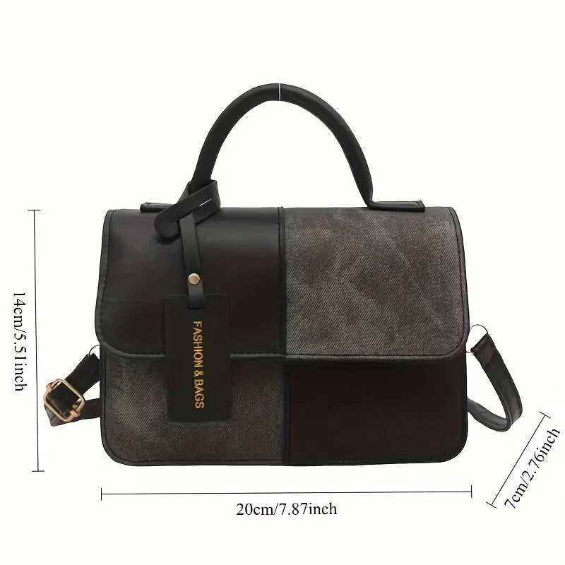 Elegant Womens Handbag Crossbody Shoulder Bag Snap Closure Tote Bag Everyday Accessory Geometric Pattern Fashion LoversT251206