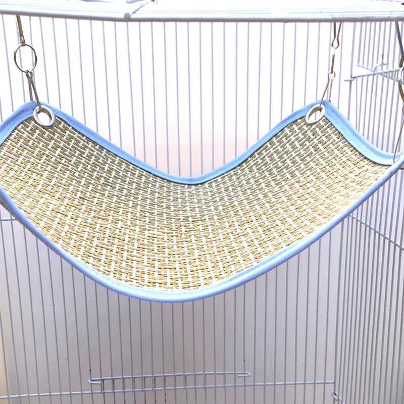 Pet Hammock For Squirrel Hamster Summer Cool Bed House Nest Sleeping Bag Rodent Cage Hanging Tree Bed Guinea Pig Pet Supplies M251206