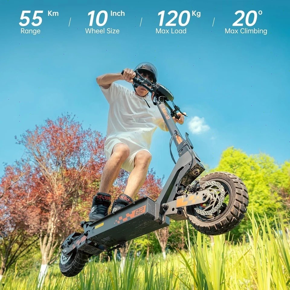Kukirin G2 800W Adult Folding Electric Scooter 48V/15AH E-Scooter Maximum speed 45-50km/h 10-inch off-road tires 60KM Long range