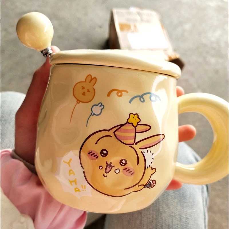 Kawaii Chiikawa Tea Cup Usagi Anime Cute Girl High Beauty Water Cup With Lid Gift Box Best Friend Birthday Gift M251206 - view 3