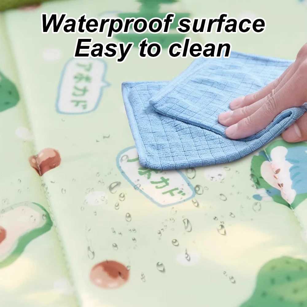 1 PC Summer Pet Cooling Pad Breathable Non-Slip Square Dog Nest for Pet Small Cats Dogs Print Summer Cooling Comfort Pet Bed Pad M251206