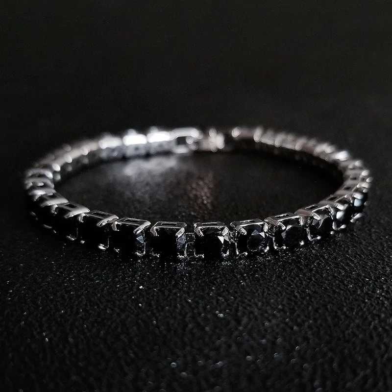 4mm Cubic Zirconia Tennis Bracelet Iced Out Chain Bracelets For Women Men Gold Color Silver Color Men Bracelet Chain Jewelry W251206