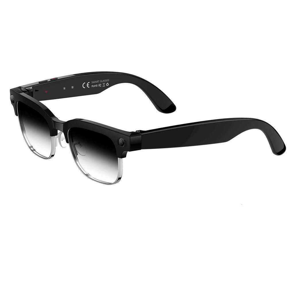 Well Known Sunglasses Smart Million Photo Video Half Frame With Bluetooth Automatic Recognition Translation Color Change Glass YJ