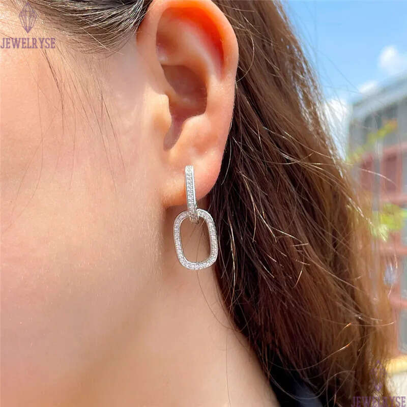 charm earrings designer for woman copper white AAA cubic zirconia 18k gold 925 sterling silver post earring luxury womens jewelry valentines day gift