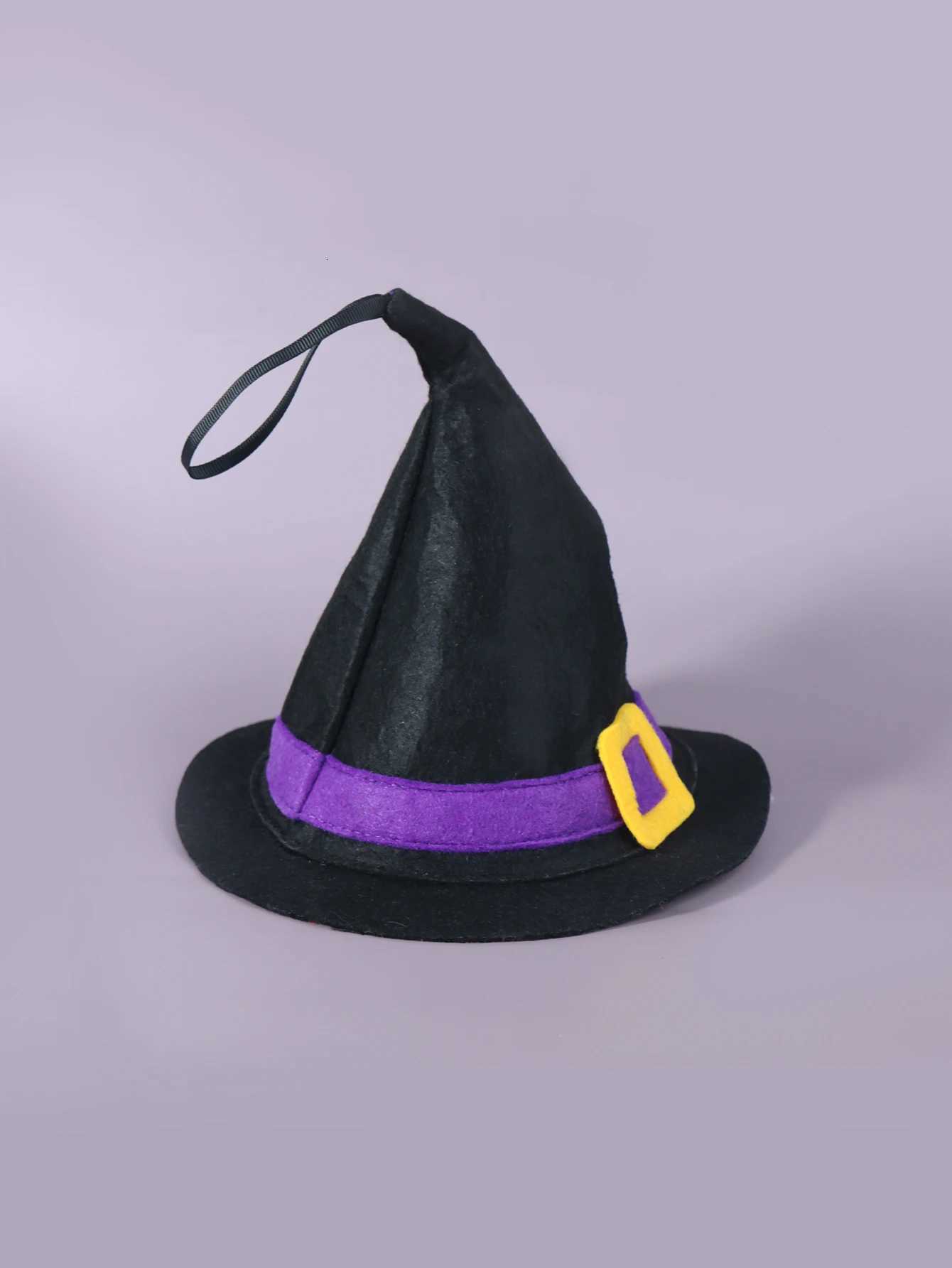 Small Animal Halloween House Hideout Costume Set- Hamster Cave House Bed Nest Hideout Witch Hat Design Hamster Witch Hat for M251206