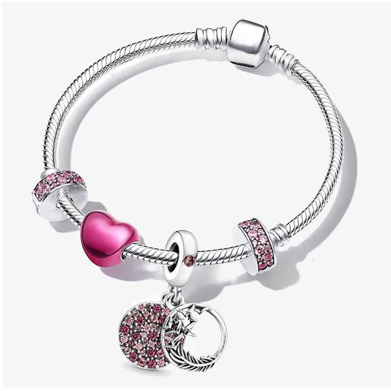 New Arrival Silver Plated Charm Bracelet For Women With Crystal Beads Pandents DIY Fashion Brand Cute Animal Pet Jewelry Gift W251206