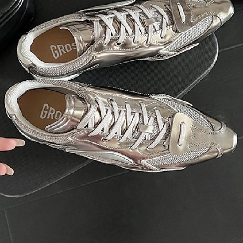 Fashionable minimalist pointed sports shoes versatile with increased height shock absorption inside sneakers free shipping