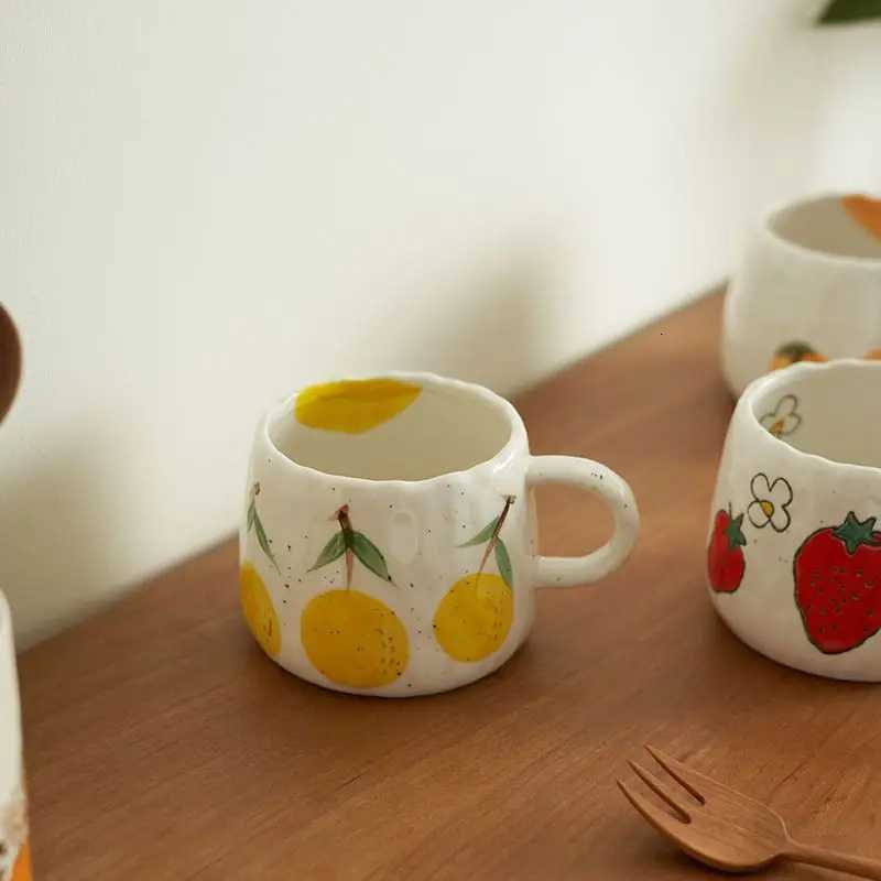 Cute Cartoon Mug Ceramic Coffee Milk Cup High Temperature Resistant Girl Breakfast Mug Delicate And Beautiful Water Cup M251206 - view 4