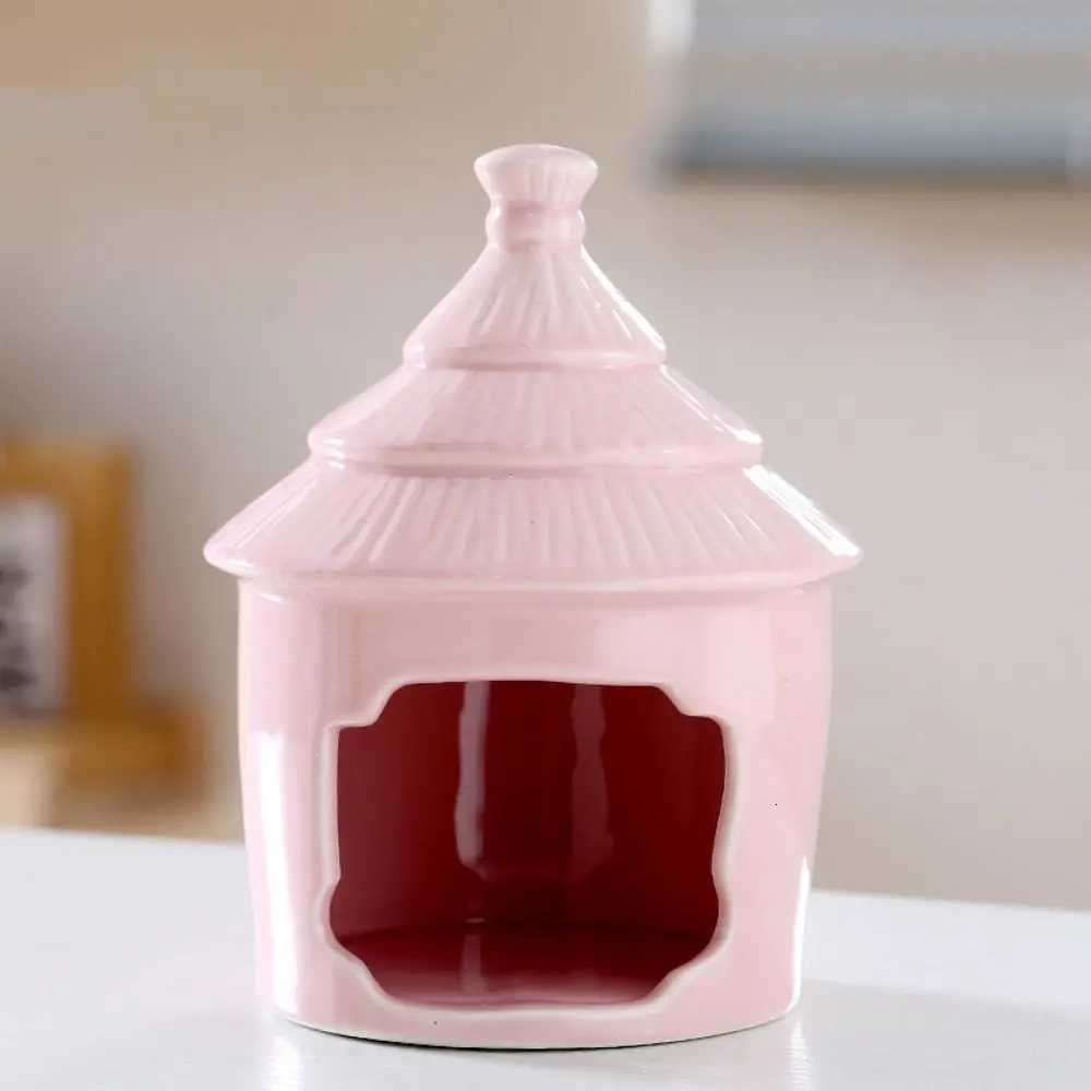 Pet Supplies Ceramic Hamster Nest Cute Cooling Pet Hiding House Creative Cartoon Hamster Bed Golden Bear M251206