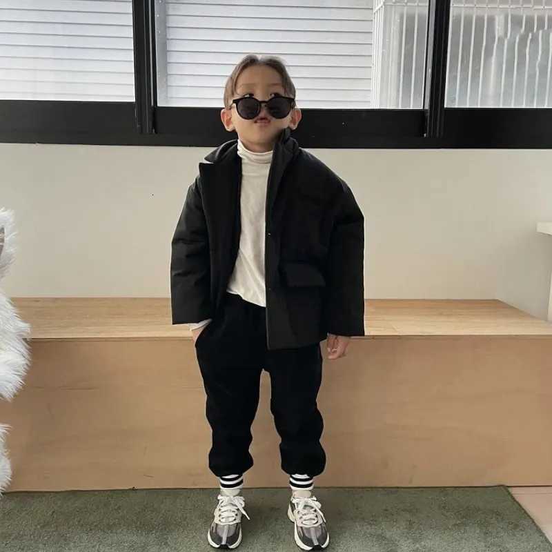 Fashion Baby Boy Girl Cotton Padded Suit Jacket Waist Belt Child Spring Autumn Winter Coat Warm Outwear Baby Clothes 2-10YW251206