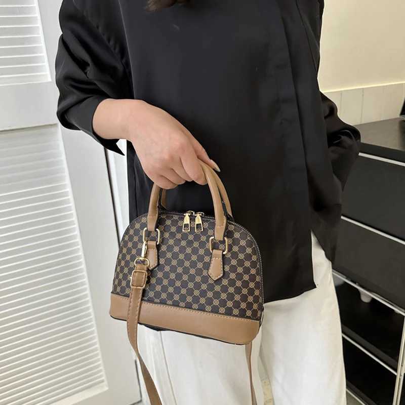 Fashion Shell Bag Ladies Small Pattern Design Purse and Handbag Shoulder Crossbody Bag For Women Daily UseT251205