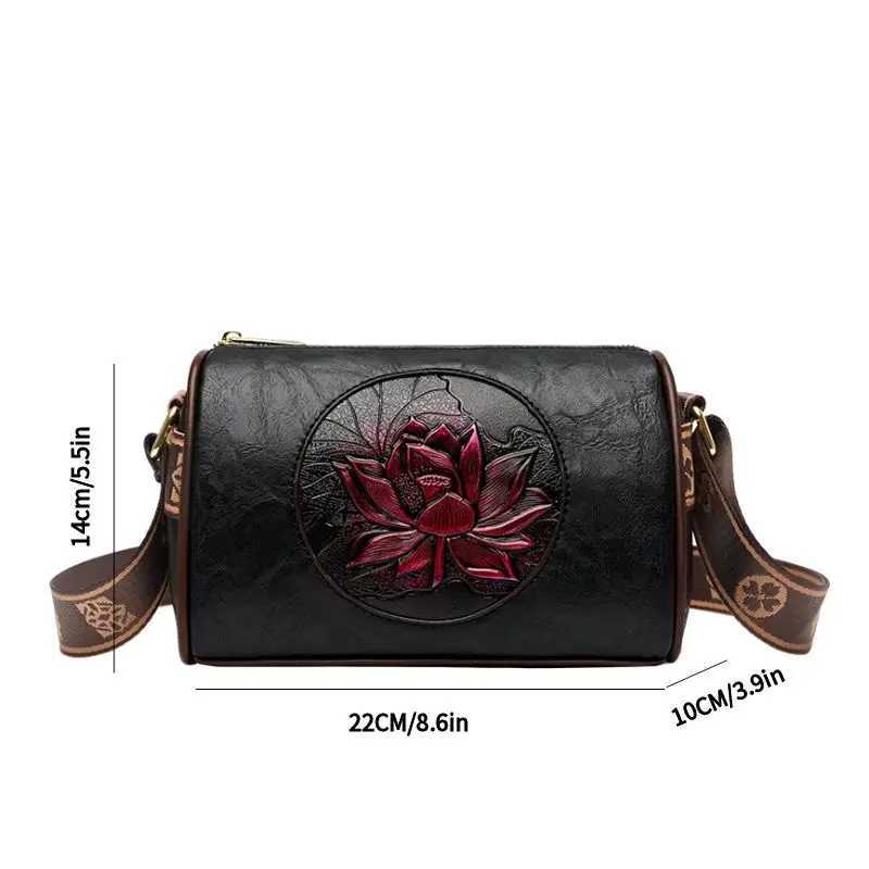 Casual Women Handbag Soft Leather Shoulder Crossbody Bags for Women New Fashion Print Ladies Messenger Tote Bag Sac A MainT251205