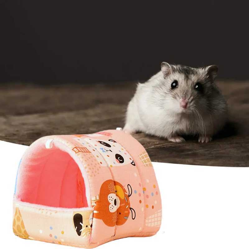 Hamster House Mini Cage Ferret Hammock For Rodents Large Guinea Pig Hammock Basket Hamster Cage Rabbits Bed Hamster Accessories M251206