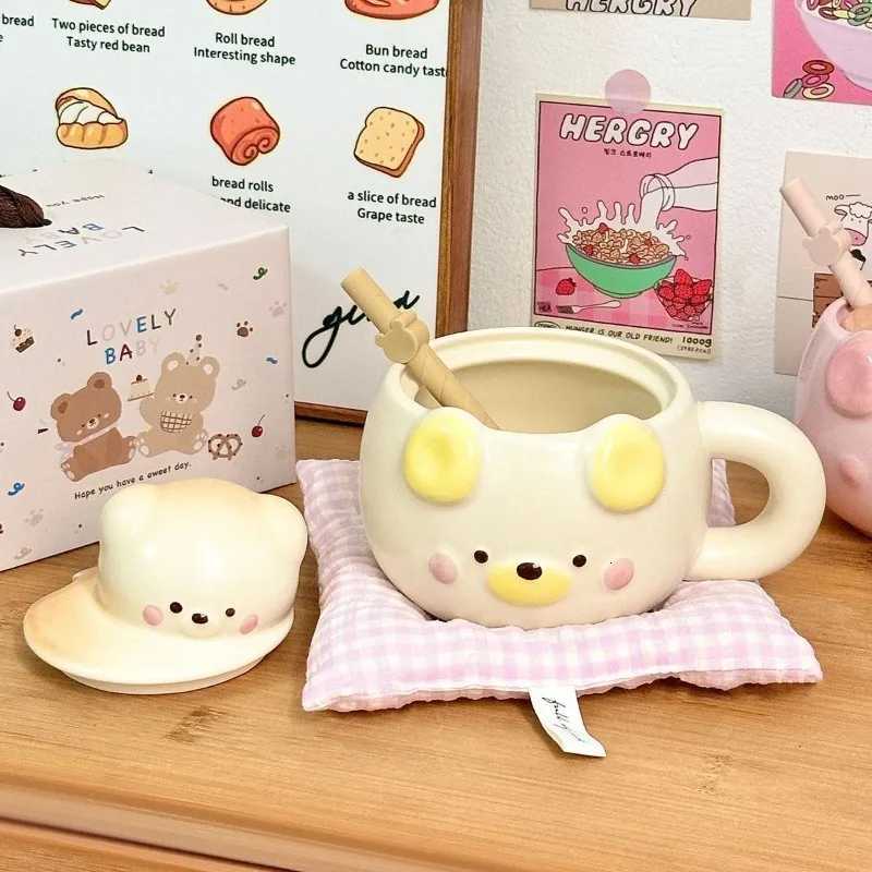 3D Cartoon MugsBirthday CupsCeramic Girlfriends TeachersWater CupsHousehold CouplesHalloween Christmas Gifts Drinkware M251206 - view 5