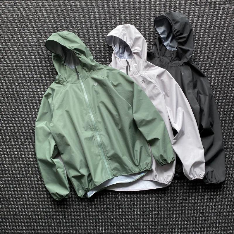 Men's Hoodies Japanese Goldwin Zipper Hoodie Jacket Men Women High Quality Climp Mountain Casual Pullovers Thin Waterproof Tops With Dust