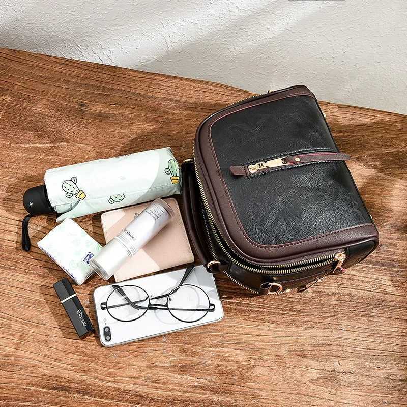 Luxury Alligator Pattern Womens Handbag Fashion Designer Shoulder Messenger Bag Ladies Pu Leather Shell Bag Bolsas FemininaT251205