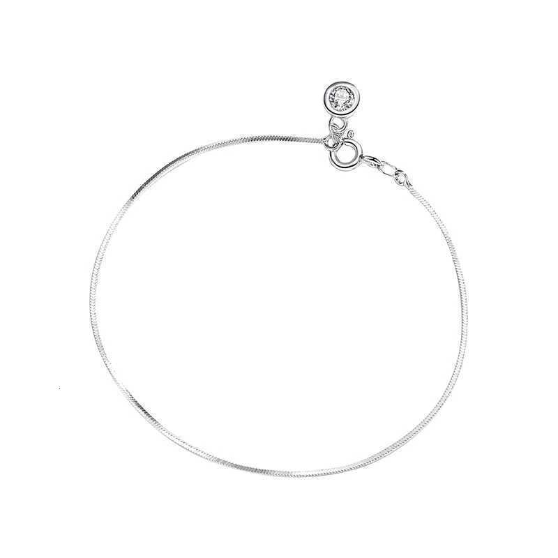 Luxury Stainless Steel Bracelet New High-End Minimalist Zircon Charm Blade Chain Womens Bracelet Party Jewelry Gift W251206