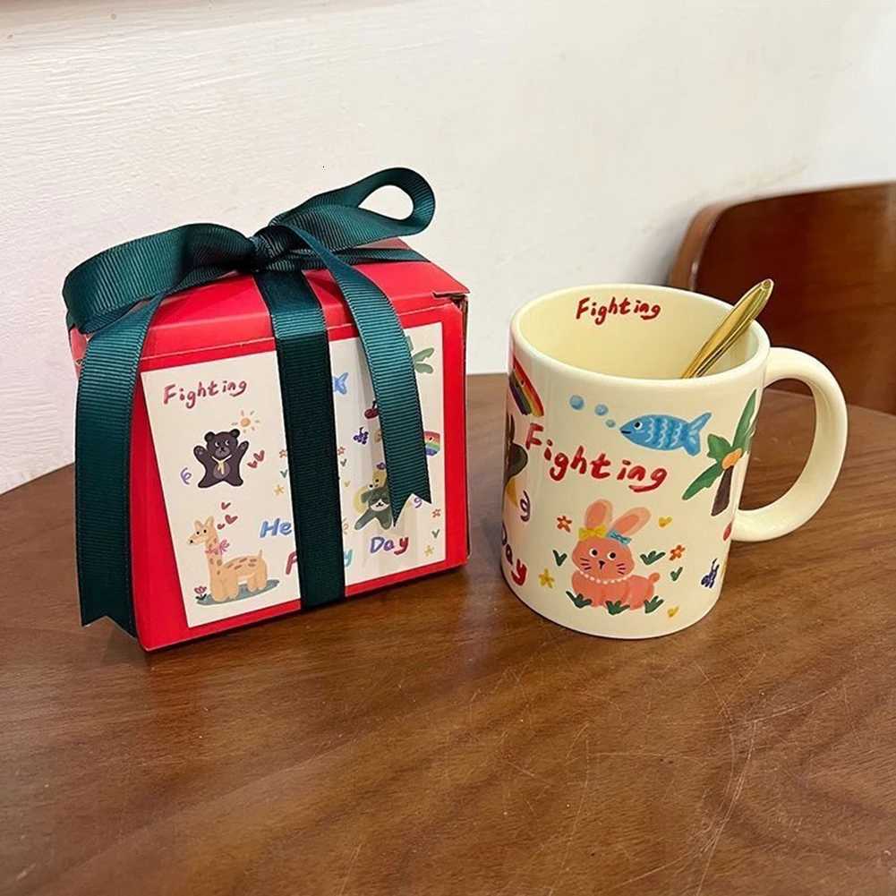 Cute Cartoon Milk Cup Personalized Fashionable Tea Coffee Cup For Home M251206 - view 5