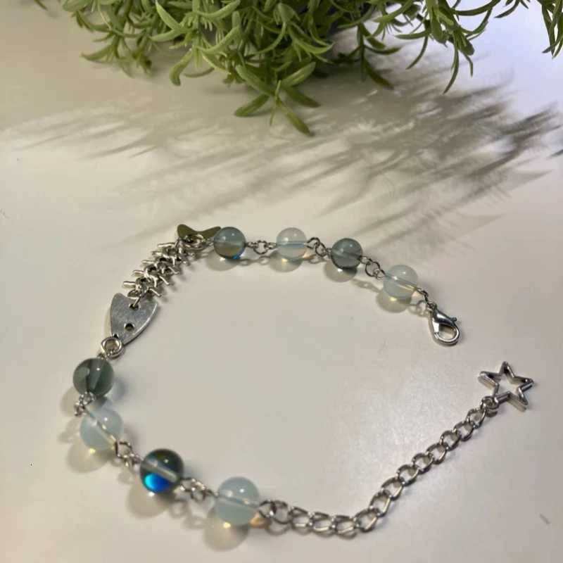 Fishbone Beads Bracelet Fish Jewelry Gifts Star Bead Cute Minimalist Earrings Unique Sealife Bracelet Kawaii Animal W251206