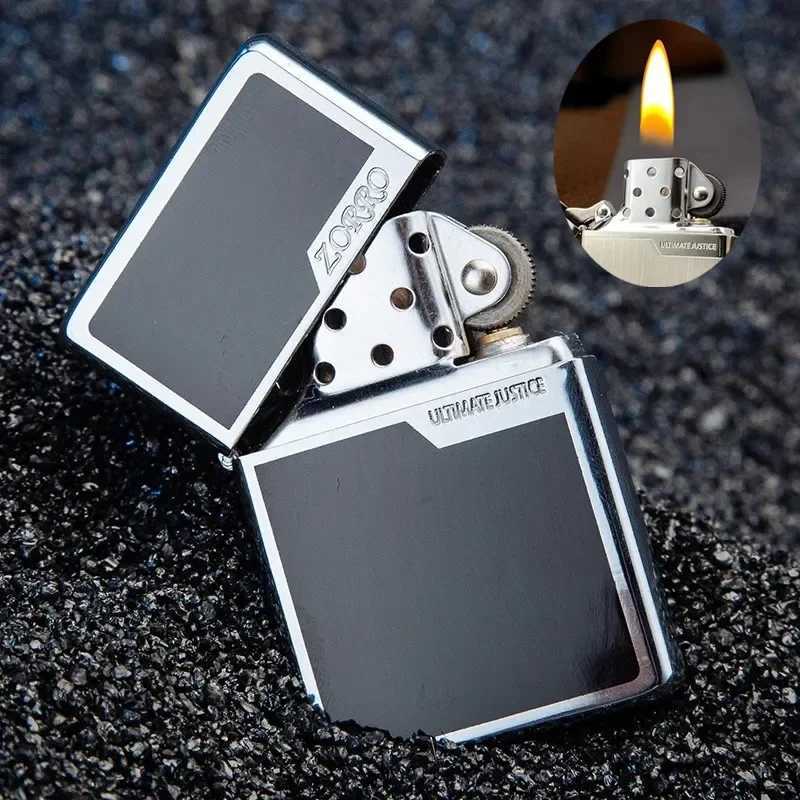 New Gift Gold Kerosene Lighter Color Block Windproof e Copper Personali Creative Grinding Wheel Mens Small Tool H251206