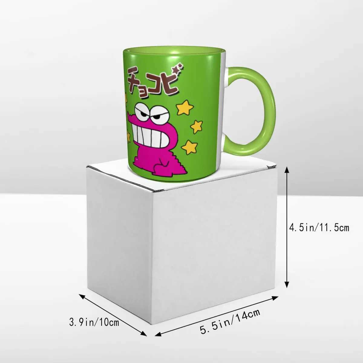 Croc Cookies Shinchan Merch Coffee Mugs Cute Crayons Shin-chans Cup Gift M251206 - view 6