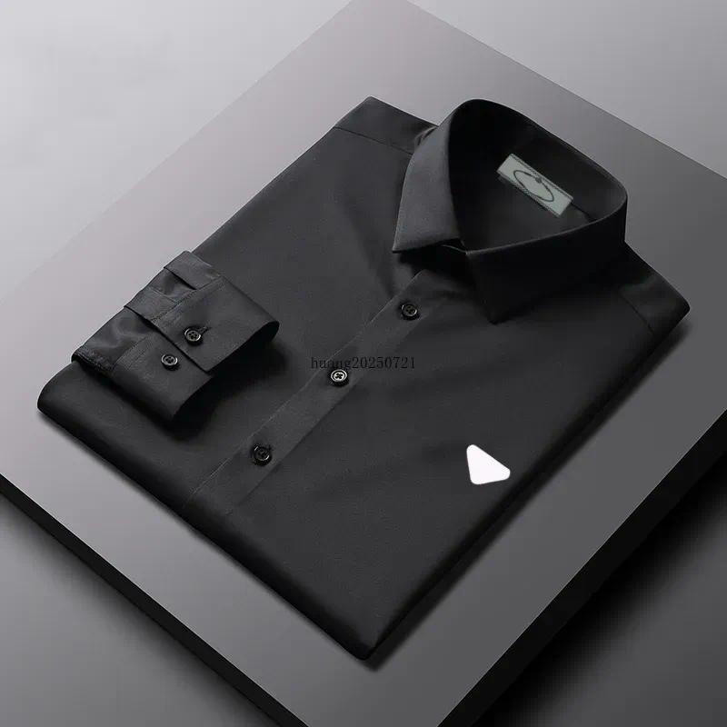 Mens Shirt designer mens Dress Shirt casual business social and cocktail shirt Spring Autumn Long sleeve Slim Printed clothing plaid men polo shirts Quality shirt