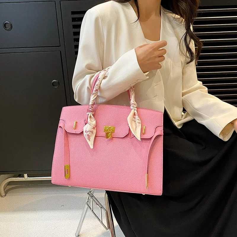 Famous Designer Leather Tote Bag For Women - Classic Elegant Messenger Handbag Popular Ladies Luxury Brand ItemT251205