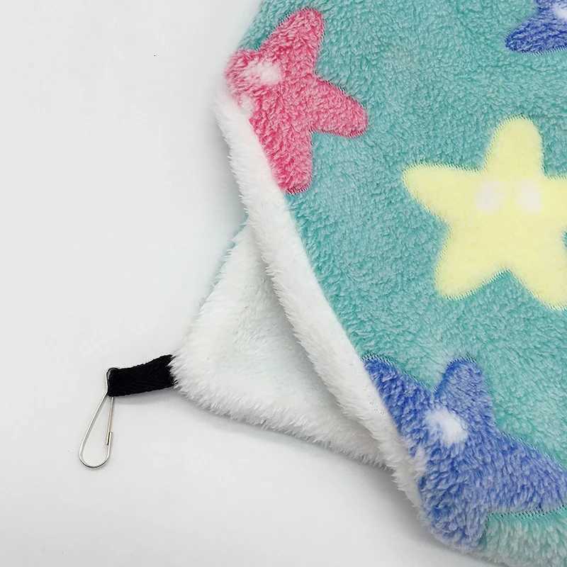 Hammock For Rat Guinea Pig Hamster Cage Double Thick Plush Warm Hanging Tree Bed Small Animal House Nest Sleeping Bag Pet Supply M251206