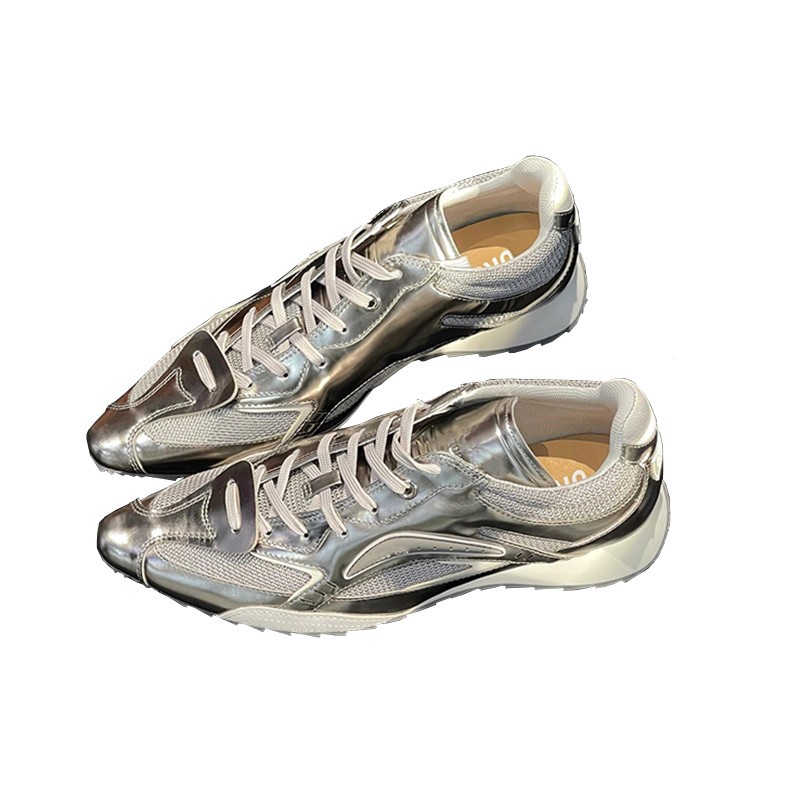 Fashionable minimalist pointed sports shoes versatile with increased height shock absorption inside sneakers free shipping