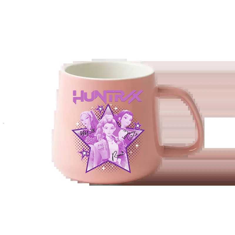 KPop Demon Hunters Rumi Childrens Breakfast Mug Anime Character Ceramic Office Coffee Cup Large Capacity Milk Couple Cup Gifts M251206 - view 7