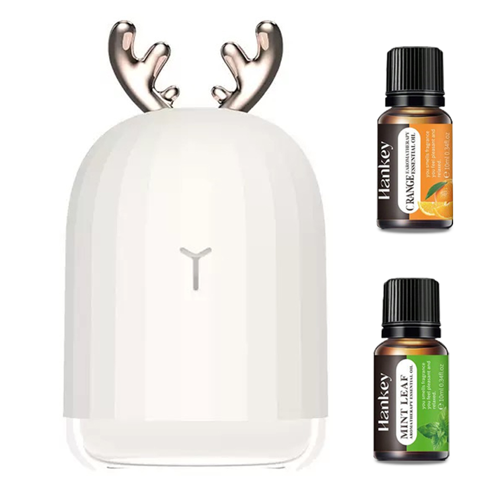 Cute Deer-Shaped Portable Humidifier Color Lights, Ultra Quiet, Auto Shutdown Perfect for Sleep Relaxation Moments