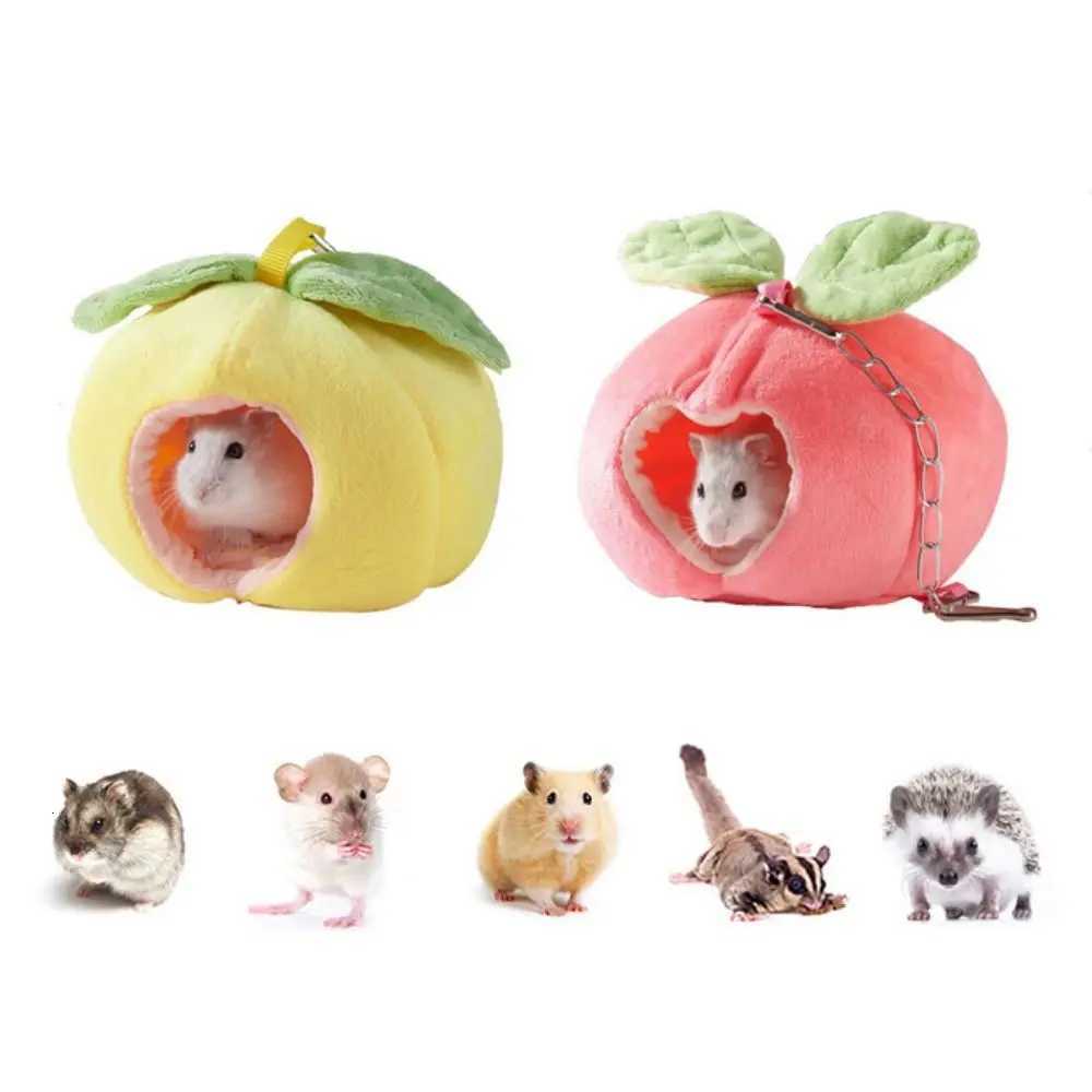 Cute Hamster Cotton House Soft Plush Sleeping Bag Small Animal Nest Guinea Pig Breathable Warm Rooms Hamster Accessories M251206