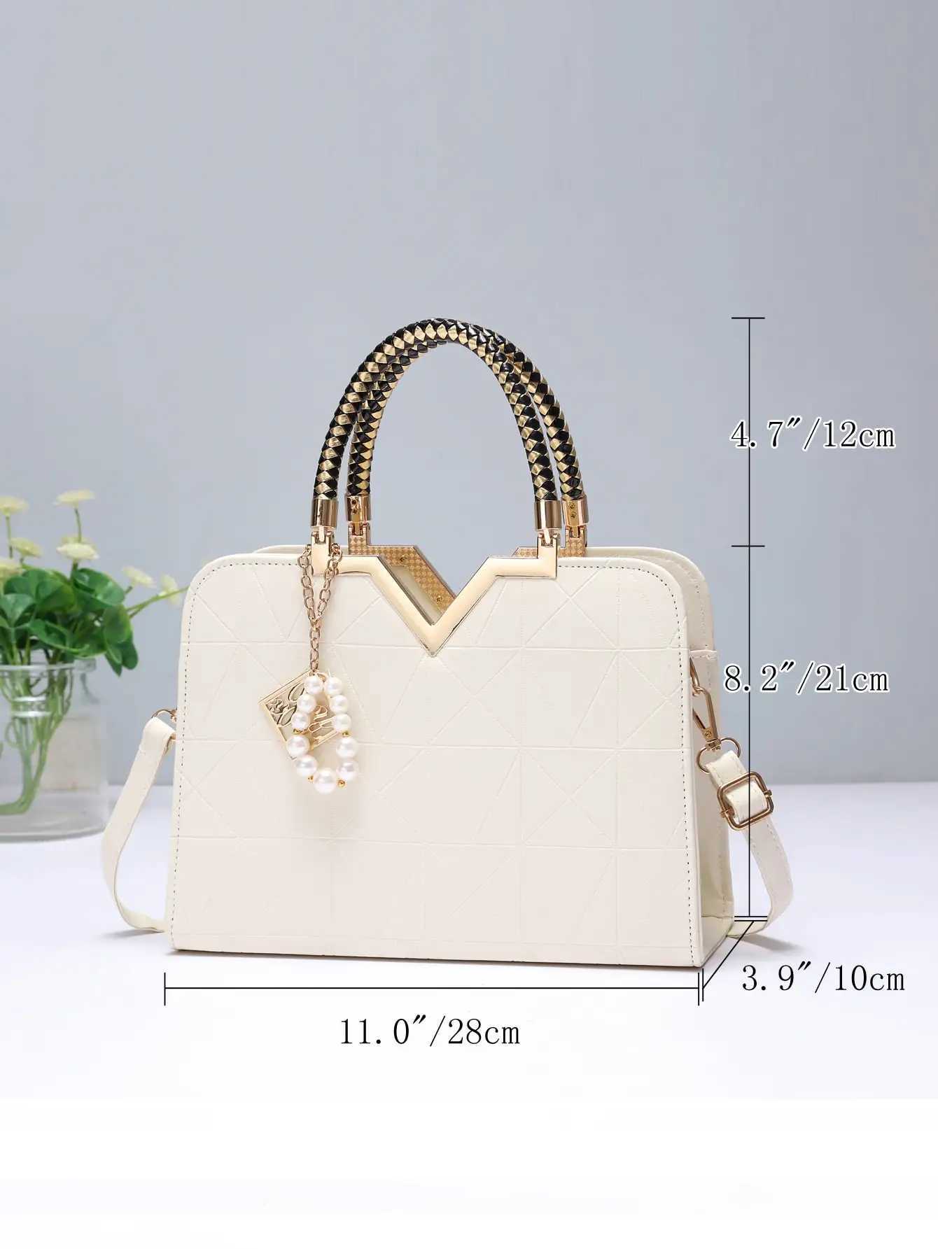 Womens minimalist large capacity mom bag commuter style business single shoulder handbagT251205
